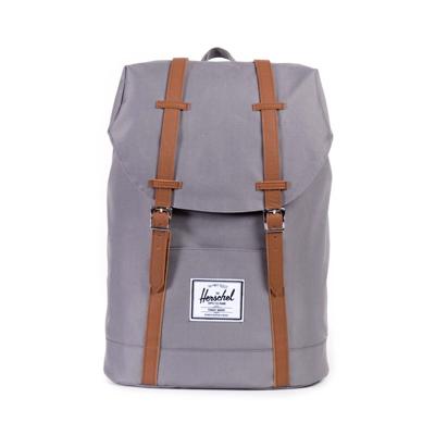 Herschel rugzak Retreat grijs/cognac Herschel rugzak Retreat grijs/cognac
