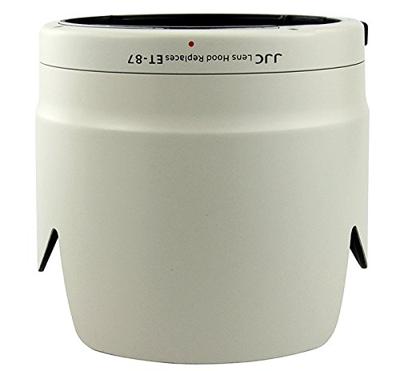 JJC LH-87 camera-objectiefadapter (Canon ET-87, wit, ABS, Canon EF 70-200mm f/2.8L IS II USM lens; Canon EF 70-200mm f/2.8L IS II USM lens; Canon EF 70-200mm f/2.8L IS III USM lens, 73g, 115mm)