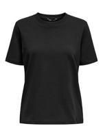 Only Onlmonja S/s Tee Jrs Noos 15320892 T-shirt Korte Mouw Black - thumbnail