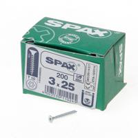 200 Spax schroeven 3x25mm voldraad verzonken kop T10 - thumbnail