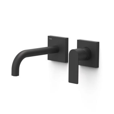 Wastafelmengkraan Inbouw Tres Loft Colors Gebogen Uitloop 18 cm Mat Zwart Wastafelmengkraan Inbouw Tres Loft Colors Gebogen Uitloop 18 cm Mat Zwart
