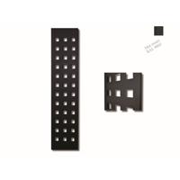 Designradiator Sanicare Square 1800 180x40 cm Mat Zwart Sanicare - thumbnail