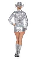 Festival croco jasje zilver metallic - thumbnail