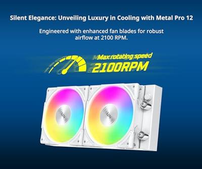 Montech Hyper Flow 240 ARGB Wit Montech Hyper Flow 240 ARGB Wit