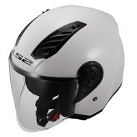 LS2 "of616 airflow ii solid" jethelm helmet of616 airfl.ii solid l white - thumbnail