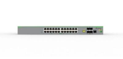 Allied Telesis AT-FS980M/28DP-30 Schakelaar Stapelbare Laag 3 Lite Snelle Ethernet Beheerd - 24 x 10/100TX PoE+ | 4 x SFP - 520W PoE budget - Interne PSU