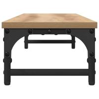 VidaXL Monitor stand artisan eiken 85 x 23 x 15,5 cm bewerkt hout - thumbnail