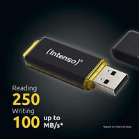 Intenso 3537492 USB-stick 256 GB Zwart, Geel 3537492 USB-A 3.2 Gen 2 - thumbnail