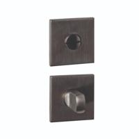 Intersteel WC-sluiting verdekt 53x53x6mm met stift 6-8mm PVD Antraciet - thumbnail