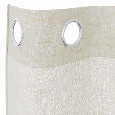 VidaXL Voile gordijn met gordijnen 2 pcs crème 140 x 140 cm polyester VidaXL Voile gordijn met gordijnen 2 pcs crème 140 x 140 cm polyester