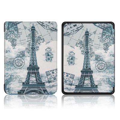 Lunso - sleepcover hoes - Kindle Paperwhite 4 - Eiffeltoren