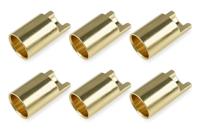 Team Corally Bullit Connector 6.5mm Female - 6 stuks - thumbnail