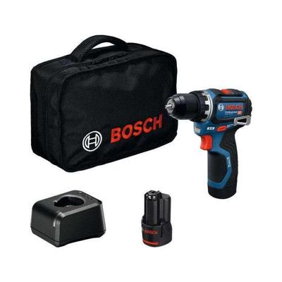 Bosch Blauw GSR 12V-32 Accuschroefboormachine | 2x GBA 12V 2,0 Ah en Lader GAL 12V-20 - 06019N7003