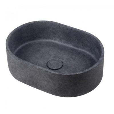 Waskom Ideavit Idea.Rock 40x28x12 cm Ovaal Beton Donker Grijs