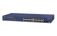 NETGEAR GS724TP Managed L2/L3/L4 Gigabit Ethernet (10/100/1000) Power over Ethernet (PoE) 1U Zwart, Grijs - thumbnail