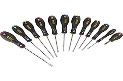 Stanley handgereedschap FATMAX Schroevendraaierset 12-delig - St/Par/Ph/Poz - FMHT65426-0 - FMHT65426-0