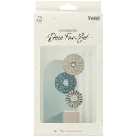 Honeycomb Waaier Blooming Baby Boy (3st) - thumbnail
