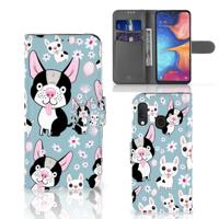 Samsung Galaxy A20e | Telefoonhoesje | Met pasjeshouder | Hondjes - thumbnail