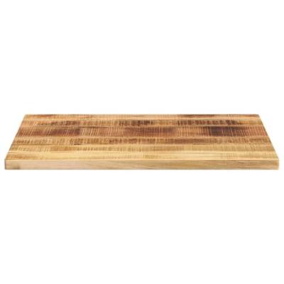 Tafelblad rechthoekig 70x50x3,8 cm massief ruw mangohout