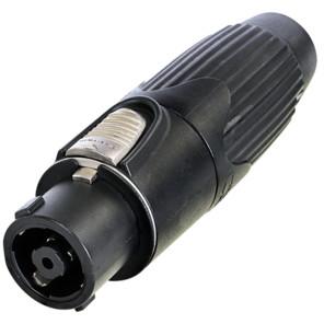 Neutrik NLT8FXX-BAG Luidsprekerconnector Stekker, recht Aantal polen: 8 Zwart 1 stuk(s)