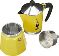Italiaans koffiezetapparaat - BIALETTI - RAINBOW - 6 kopjes - 0,30 L - Geel - thumbnail