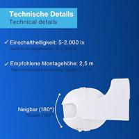 No4008297153177 Bewegingsmelder Compleet Wit 1 stuk(s) - thumbnail