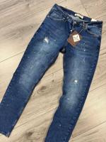 Tailor Stash - Heren Jeans - Donkerblauw - Lengte 32 - thumbnail