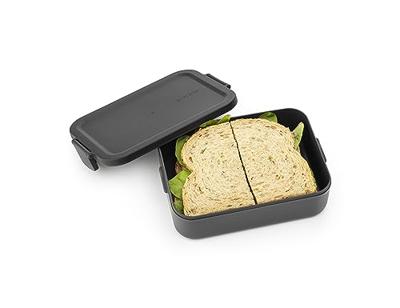 Brabantia Make & Take lunchbox medium, kunststof dark grey - thumbnail