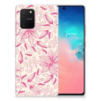 Samsung Galaxy S10 Lite | TPU Case | Pink Flowers - thumbnail