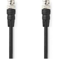 Nedis CVGL01000BK20 Bnc-videokabel Bnc Male Bnc Male Vernikkeld 75 Ohm 2.00 M Rond Pvc Zwart Label - thumbnail