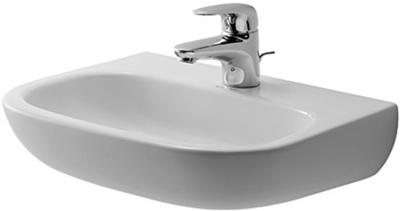 Duravit D-code fontein 450x145x340mm 1 kraangat wit 07074500002