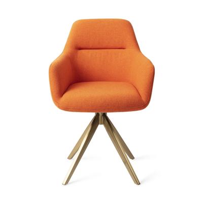 Jesper Home Kinko eetkamerstoel Tangerine turn gold