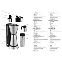 WMF KÜCHENminis® Aroma Thermo to go Koffiezetapparaat Zwart, Zilver Capaciteit koppen=5 - thumbnail
