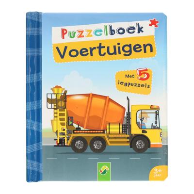 Wins Holland Puzzelboek voertuigen - 5 legpuzzels Wins Holland Puzzelboek voertuigen - 5 legpuzzels