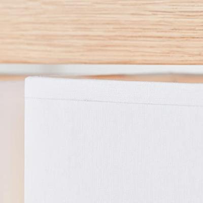 Brilliant HanglampRayan wit met hout - 99441/35