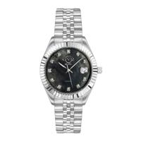 Gevril GV2 Naples Women&apos;s Black Dial Steel Watch 12407 - thumbnail