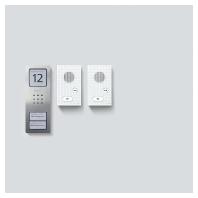 Siedle SET CAB 850-2 E/W Infoveld voor Deurintercom Kabelgebonden Zilver, Wit - thumbnail