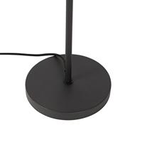 QAZQA Art Deco vloerlamp zwart met goud - Emilienne - thumbnail