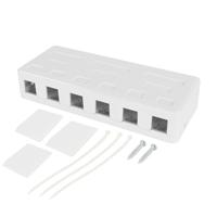 ACT Unloaded Surface keystone mount box voor 6 keystone jacks - thumbnail