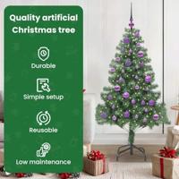 VidaXL Kerstboom met 150 led met standaard groen 150 cm pvc - thumbnail