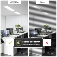 LED Paneel - 30x120 cm - 36 Watt - 4860lm (135lm/W) - 4000K Neutraal wit - Flikkervrij - UGR22 - 5 jaar garantie - thumbnail