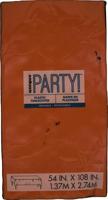 Unique Party 5097 - Oranje Plastic Tafelkleed, 9ft x 4ft - thumbnail