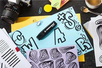 STABILO BOSS ORIGINAL Marker Black | 10 stuks STABILO BOSS ORIGINAL Marker Black | 10 stuks
