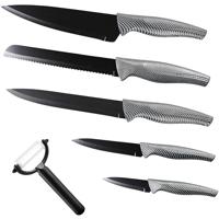 Messenset 7-dlg. roestvrij staal incl. opbergdoos - thumbnail