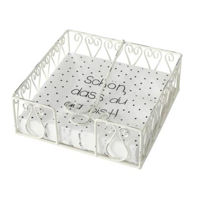 Boltze Home servethouder metaal wit