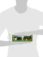 Siku 1843 John Deere met voorlader en trailer 1:87 - thumbnail