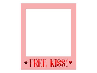 Selfie Frame FREE KISS!