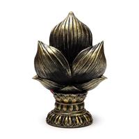 Rood & Goud Thaise Boeddha Zittende Lotus - thumbnail