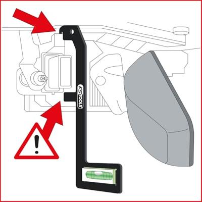 KS Tools 140.2153 Parkeerhulpcamera-instelgereedschap voor Volvo KS Tools 140.2153 Parkeerhulpcamera-instelgereedschap voor Volvo