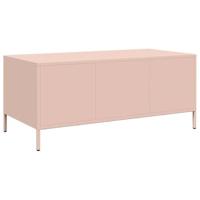 Salontafel 101,5x50x43,5 cm koudgewalst staal roze - thumbnail